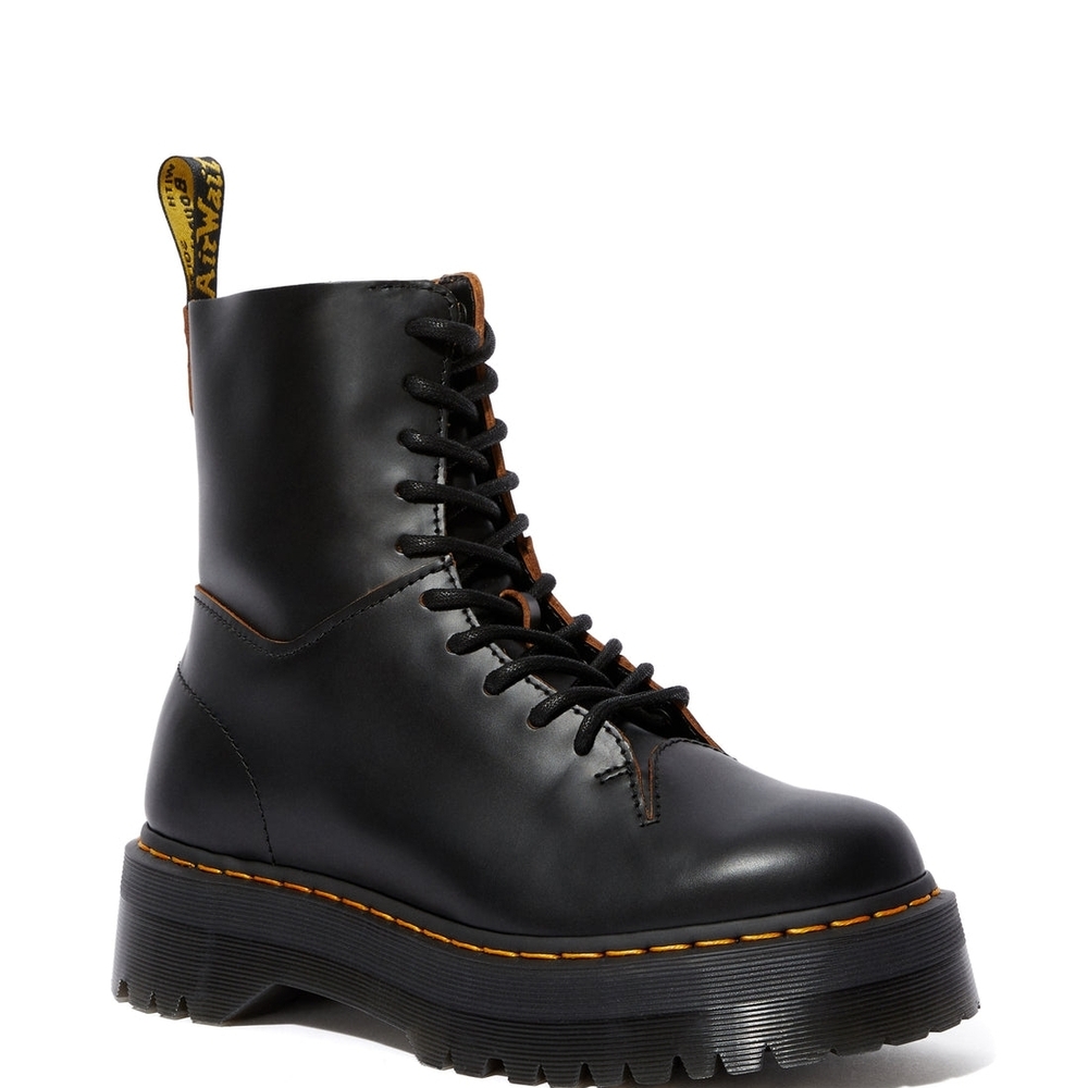 Dr. Martens Jason Decon Black Leather Combat Boots